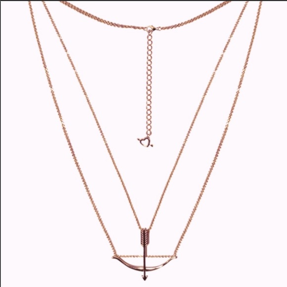 COPY [SOLD] Taylor Swift-Archer Rose Gold Necklace - Picture 1 of 5